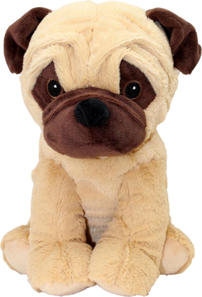 Warmies Magnetronknuffel Mops Beige 25 cm