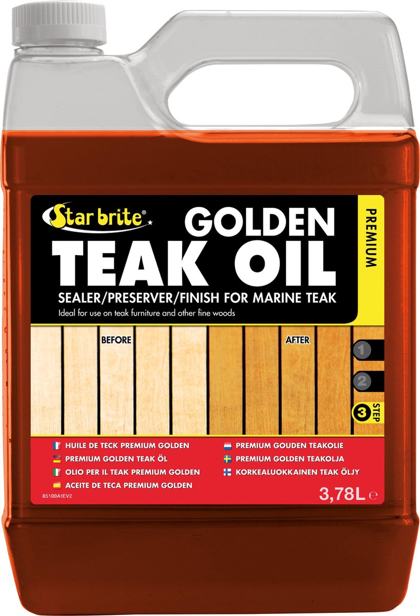 Star brite Premium Golden Teak  Olie 3