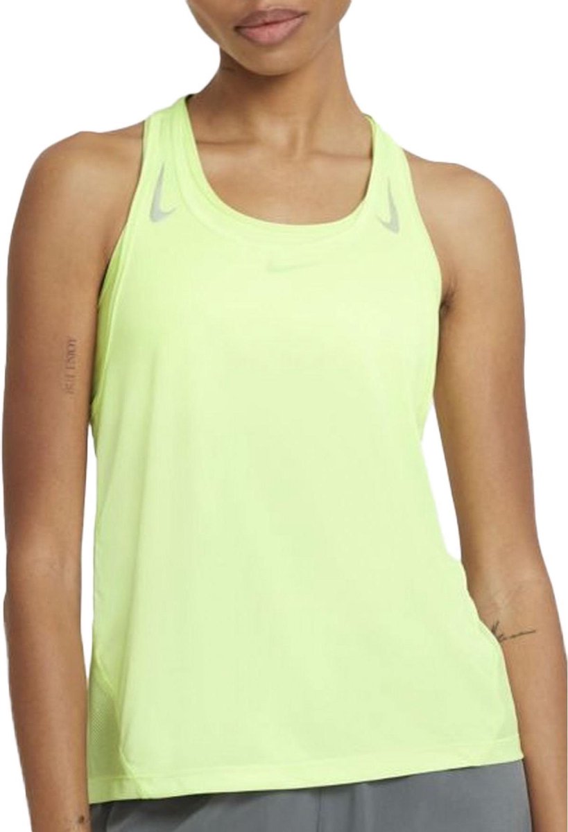 Nike Sportshirt - Maat L  - Vrouwen - neongeel