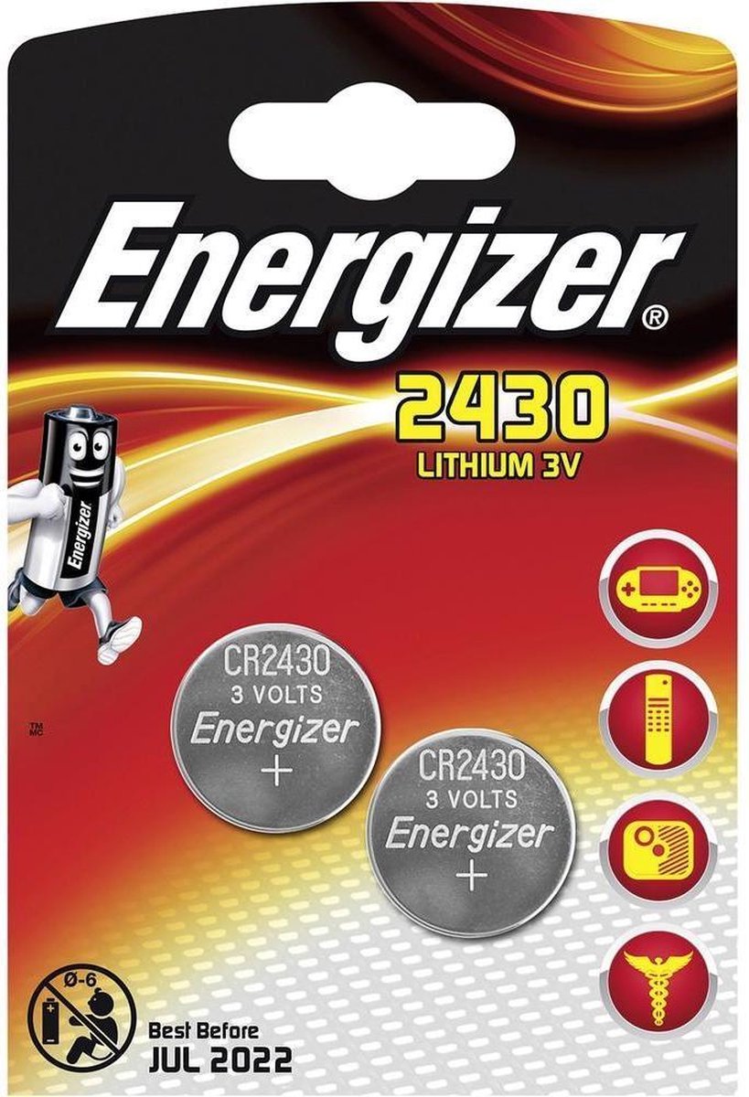 Energizer Lithium CR2430 3V - blister 2