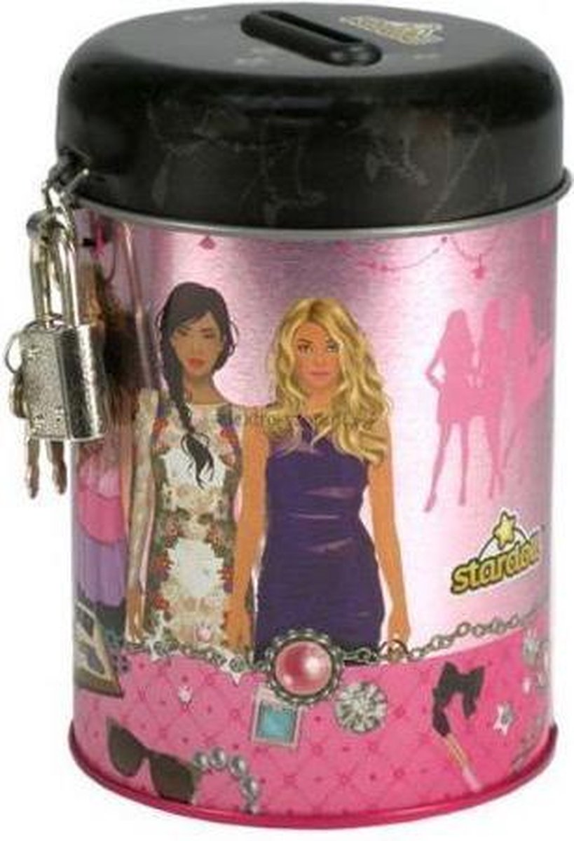 Spaarpot Stardoll -  Spaarpot inclusief slotje - 11 cm