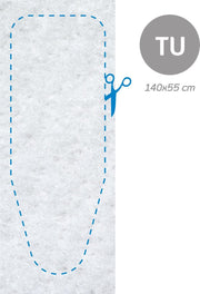 LaundrySpecialist® MOLTON ONDERLEGGER - 140 x 55cm – Universele Maat