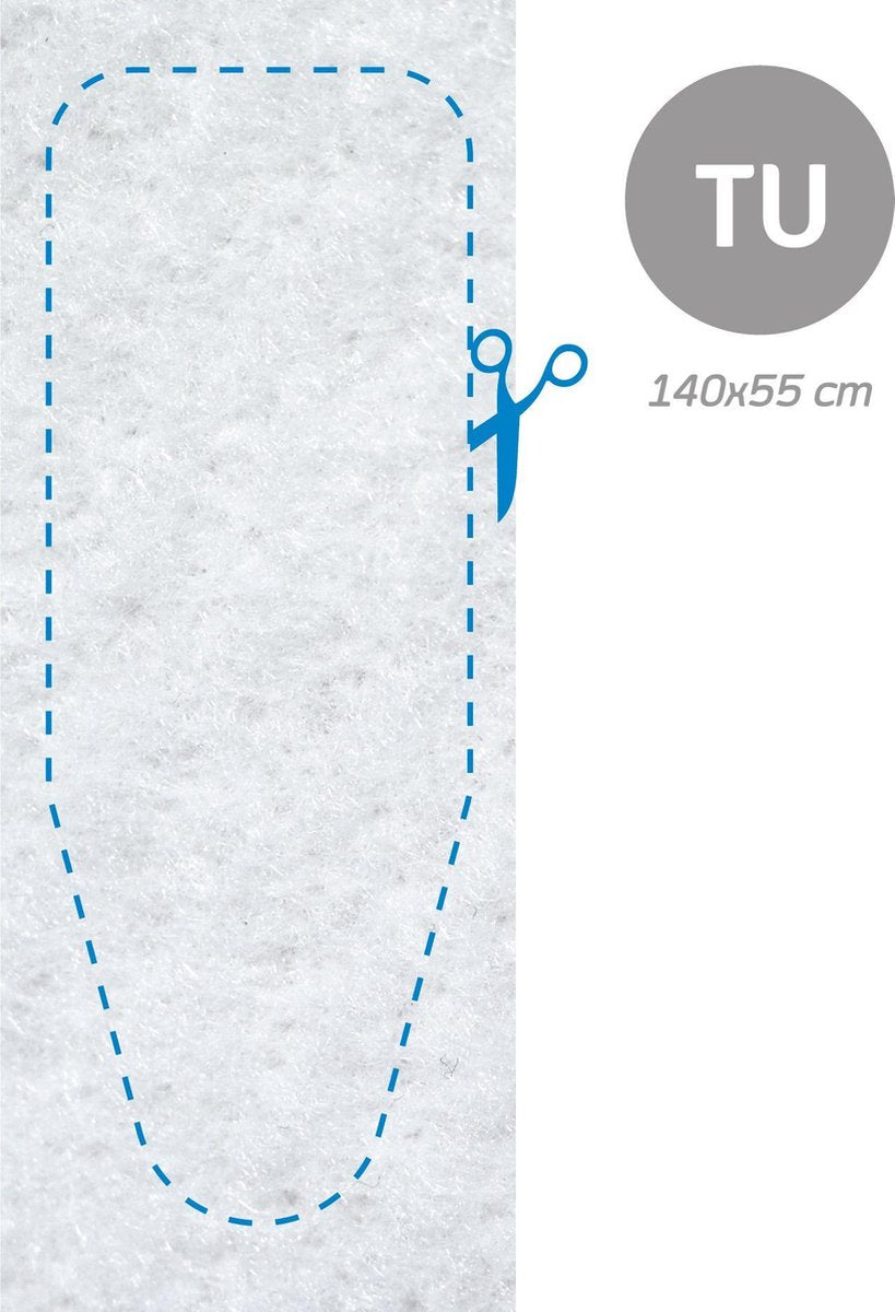 LaundrySpecialist® MOLTON ONDERLEGGER - 140 x 55cm – Universele Maat