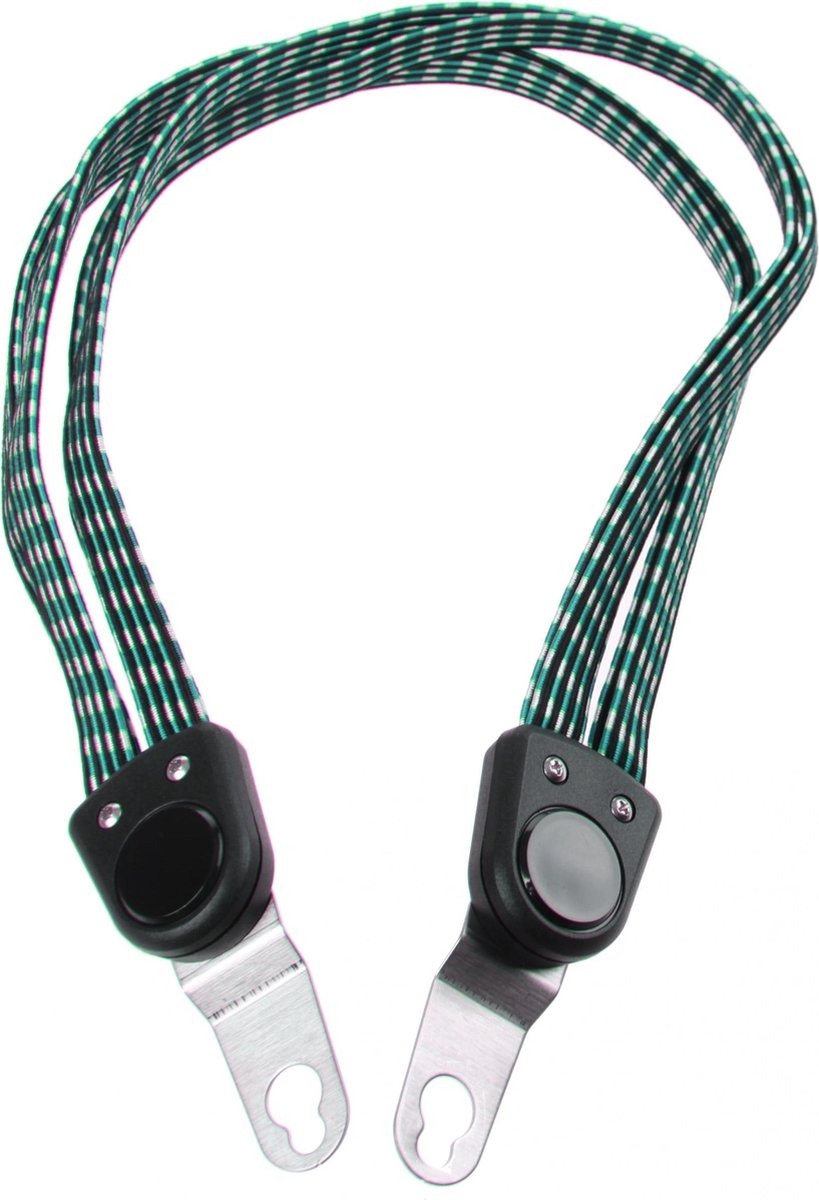 Bibia Snelbinder Quattro Strong 6 Mm 61 Cm Zwart/groen