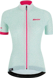 Santini Sportshirt - Maat M  - Vrouwen - licht blauw