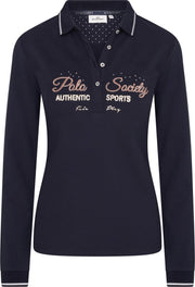 HV Polo Dames Poloshirt "Authentic Sports" Donkerblauw