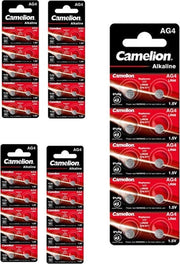 Camelion G4 / AG4 / L626 / SR626 / 377 / 37 1.5V Alkaline horloge knoopcel batterij - 50 Stuks (5 Blisters a 10St)