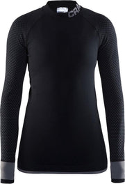 Craft Warm Intensity Cn Ls Thermoshirt Dames - Black/Granite
