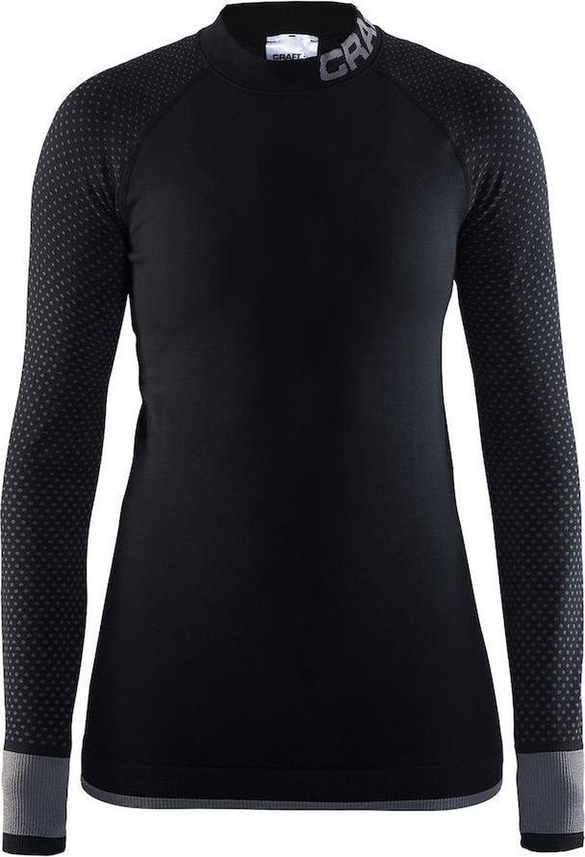 Craft Warm Intensity Cn Ls Thermoshirt Dames - Black/Granite