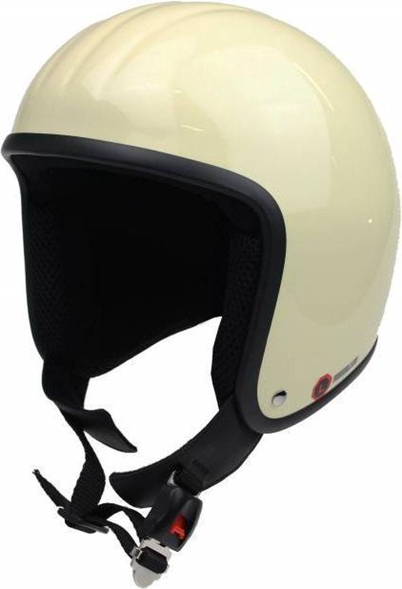 Redbike RB-671 jethelm ivoor wit - maat S