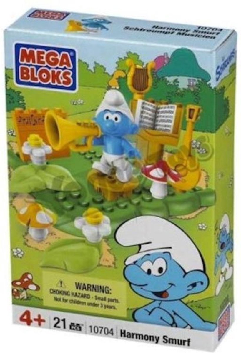 Mega bloks harmony smurf 10704