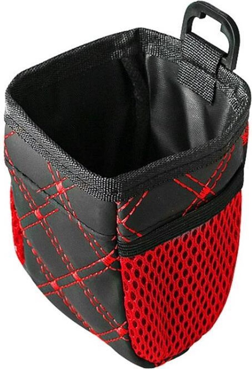 Auto Vent Outlet Auto Mobiele Telefoon Houder Opbergtas Organizer - rood