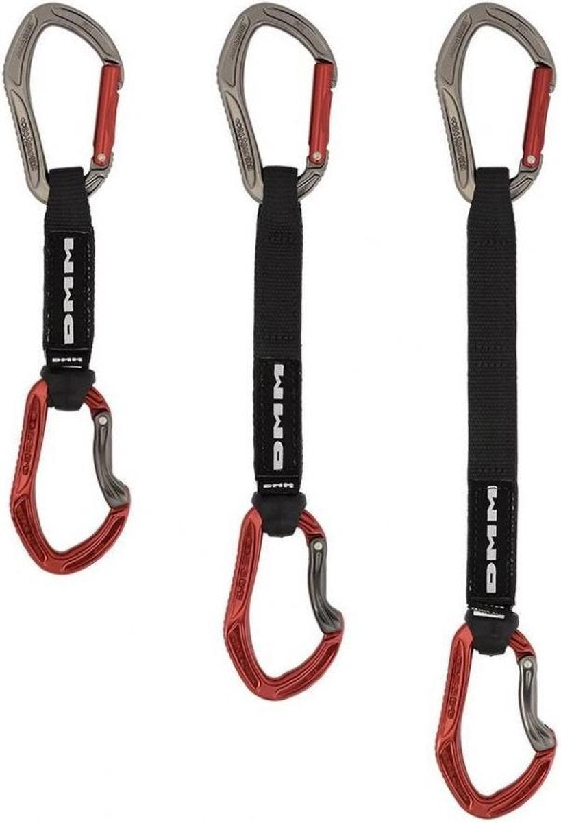 DMM Alpha Sport Quickdraw met extra dikke dog bone  25cm Rood