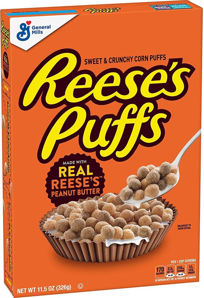REESE'S  PUFFS  11.5 OZ / 326 GR