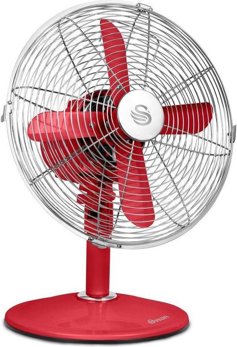 Swan Tafelventilator - 12 inch - Rood
