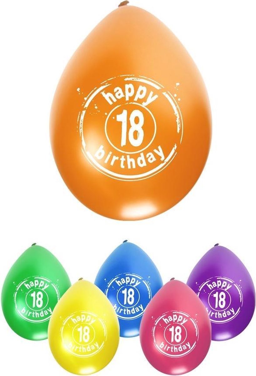 Leeftijdballon 18 jaar