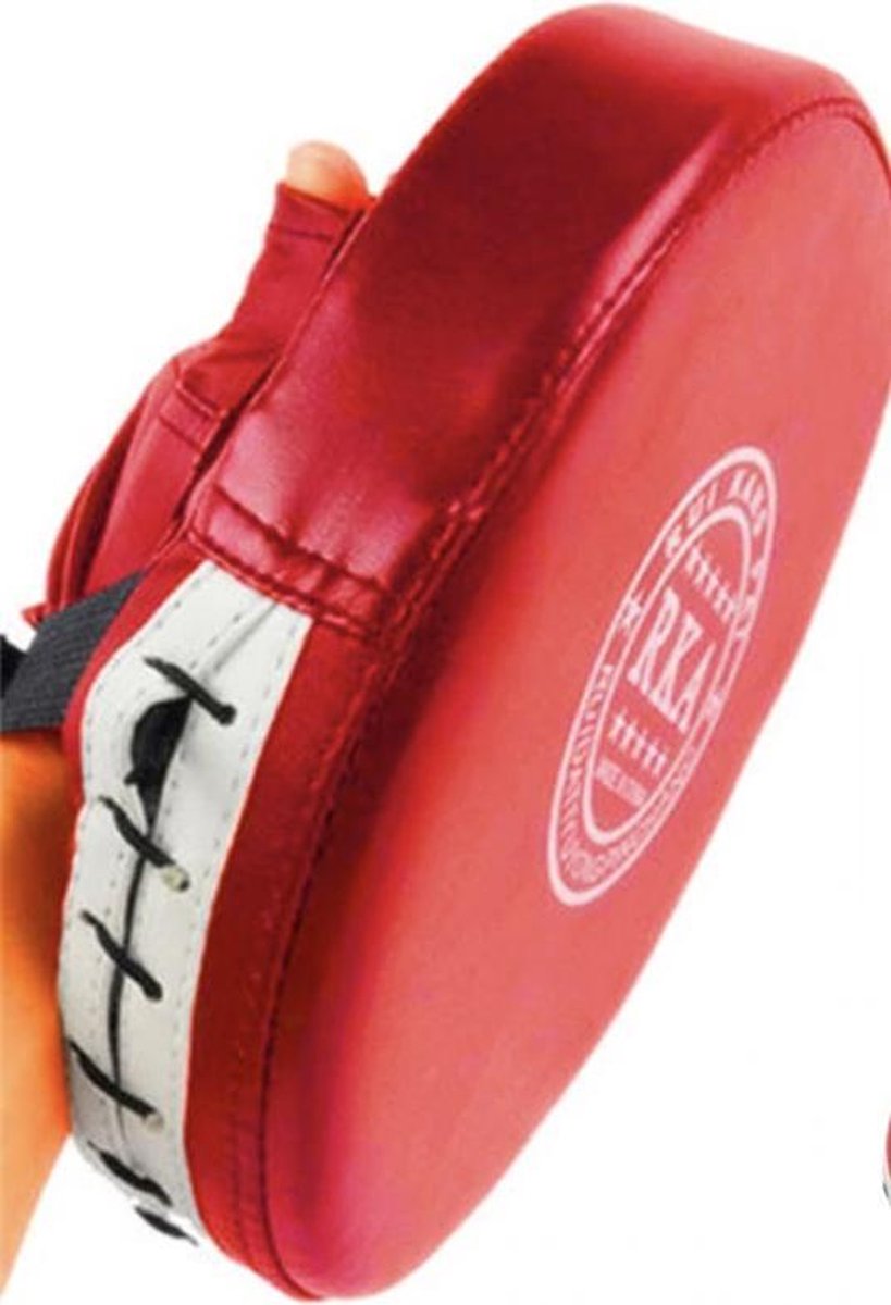 Bokspads - Bokstrainer - Handpads - Stootkussens - Behendigheidstrainer - Boksen - Muay Thai - MMA - Kickboks - Rood - 2 Stuks