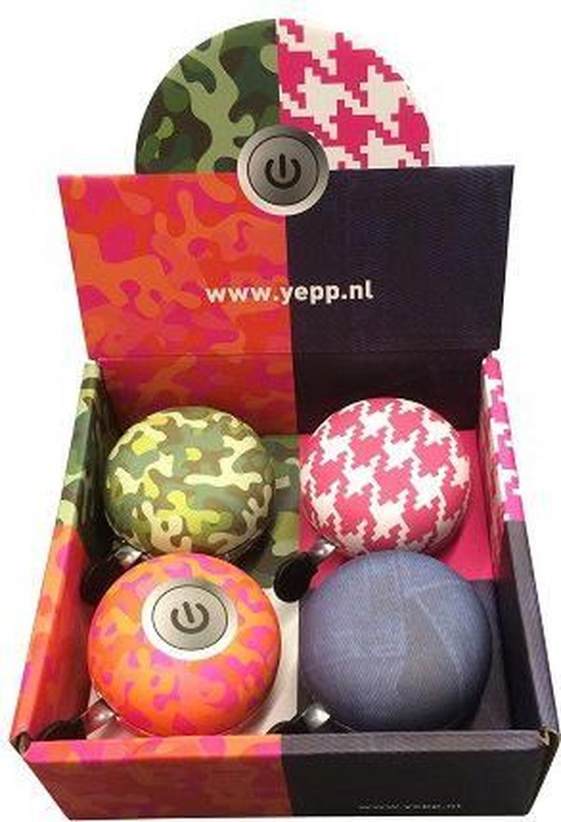 YEPP fietsbel DingDong groot set Colours (4st)