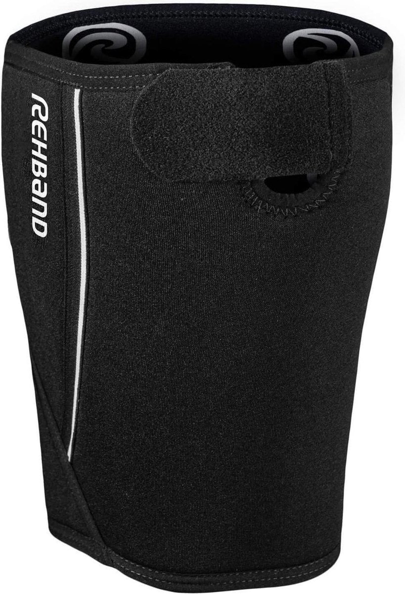 Rehband Dijbeenbandage Qd 5 Mm Sbr/neopreen Zwart Maat L