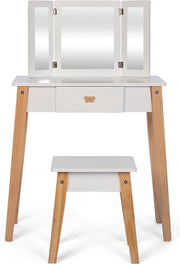 Byastrup Kaptafel Met Kruk 86 Cm Wit