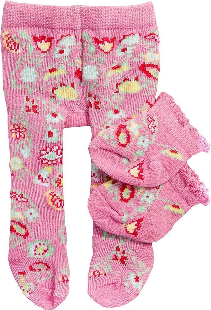 Heless Maillot En Sokjes Met Bloem Voor Een Pop Van 35-45 Cm