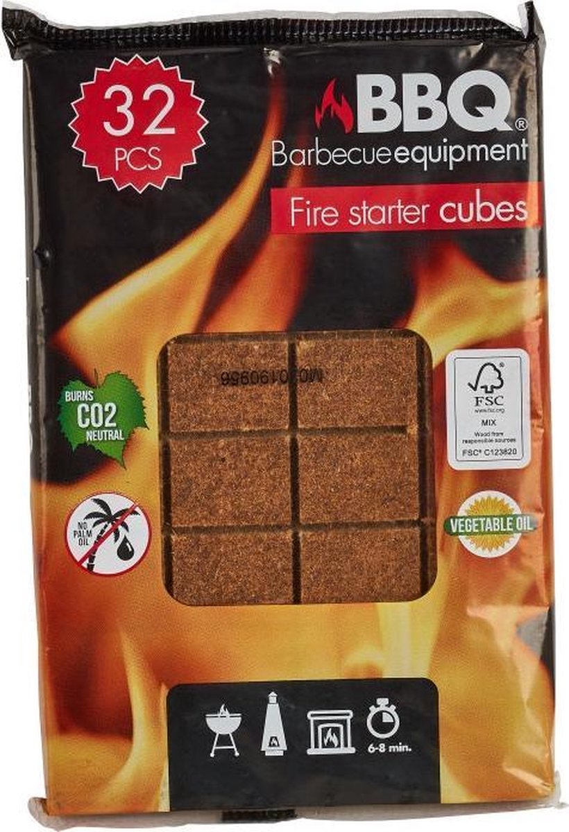 Aanmaakblokjes voor Openhaard & BBQ - 32 stuks