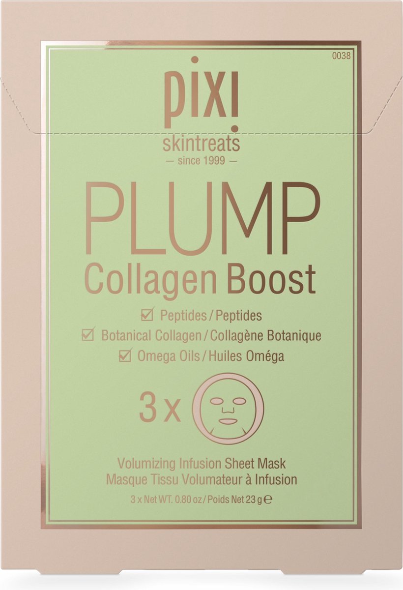 PIXI - PLUMP COLLAGEN BOOST - 3 st