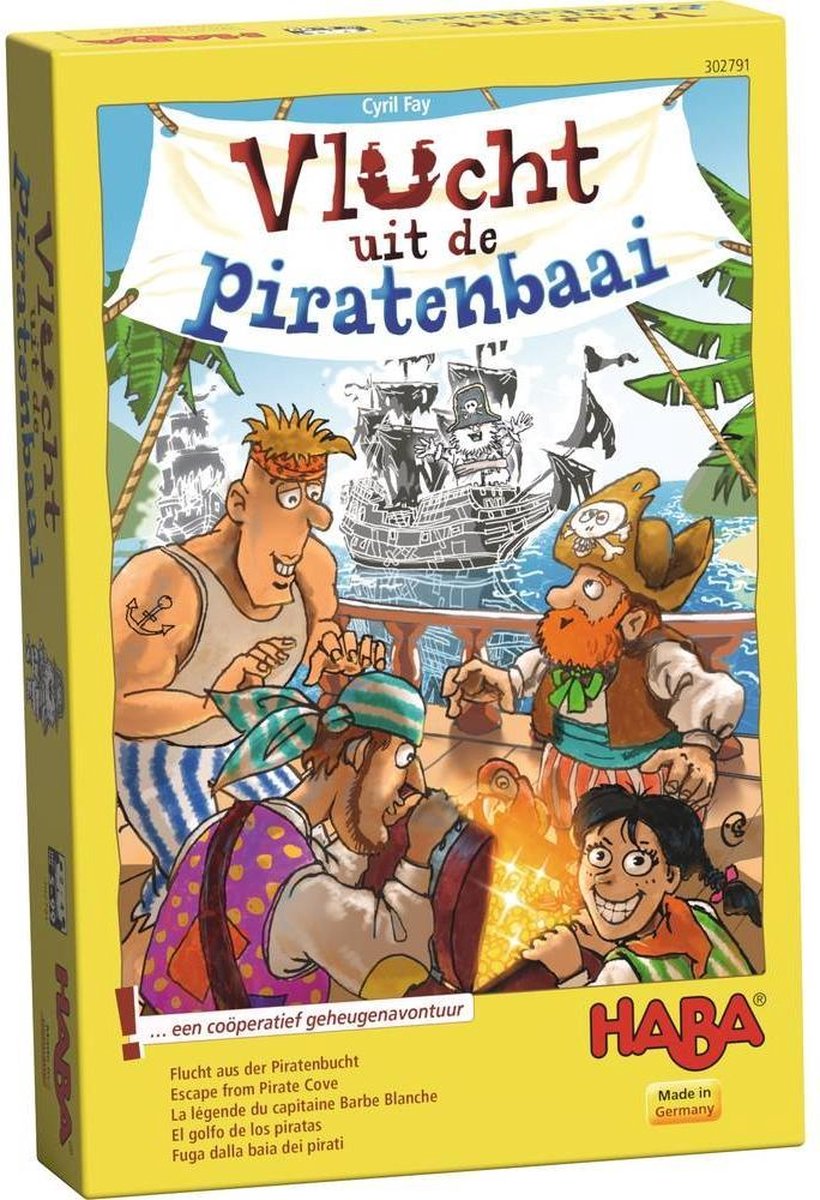 Spel - Vlucht uit de piratenbaai - 5+