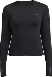 Röhnisch Sportshirt Mesh Block Longsleeve Dames Zwart Maat L