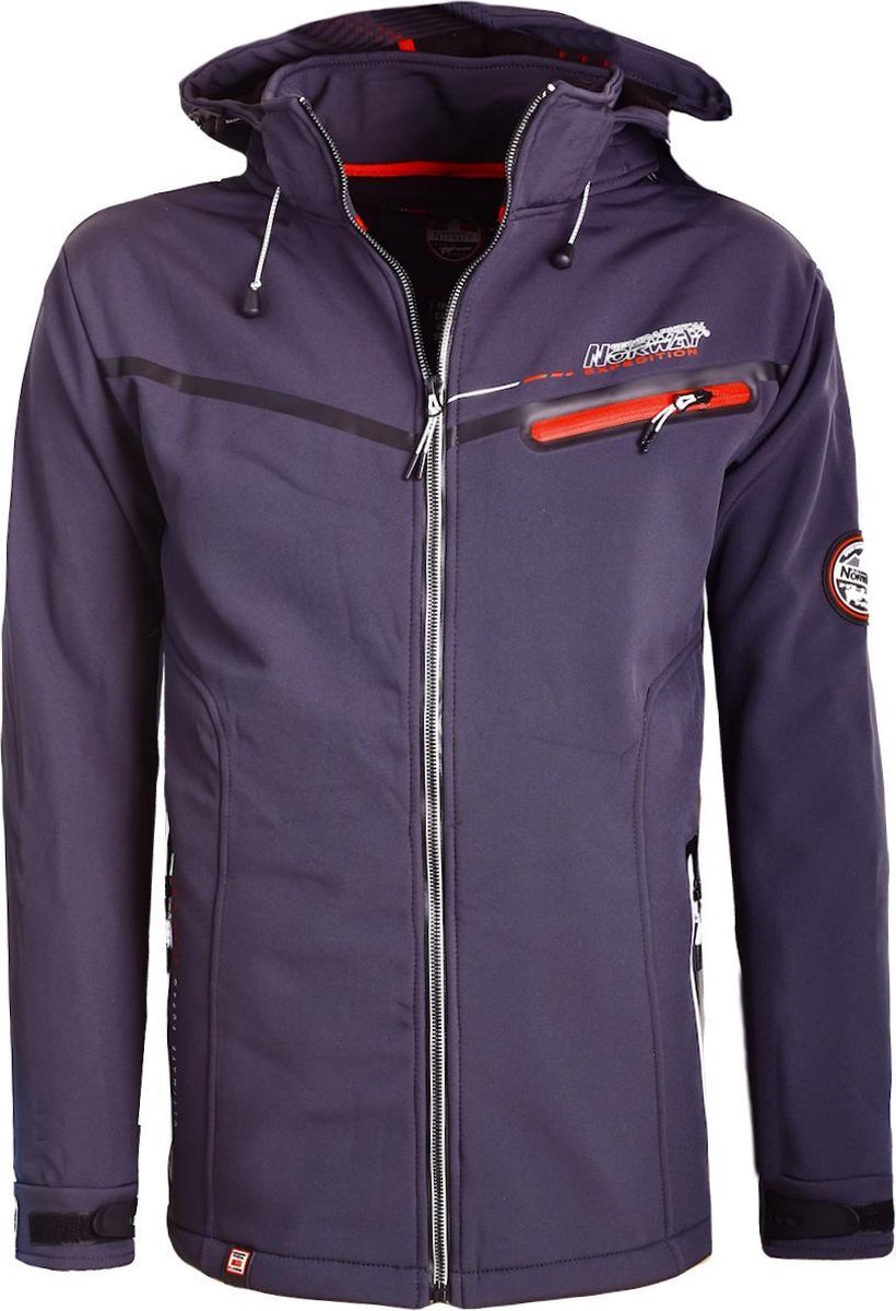 Geographical Norway Softshell Jas Grijs Turbo Dry Tapaya - M