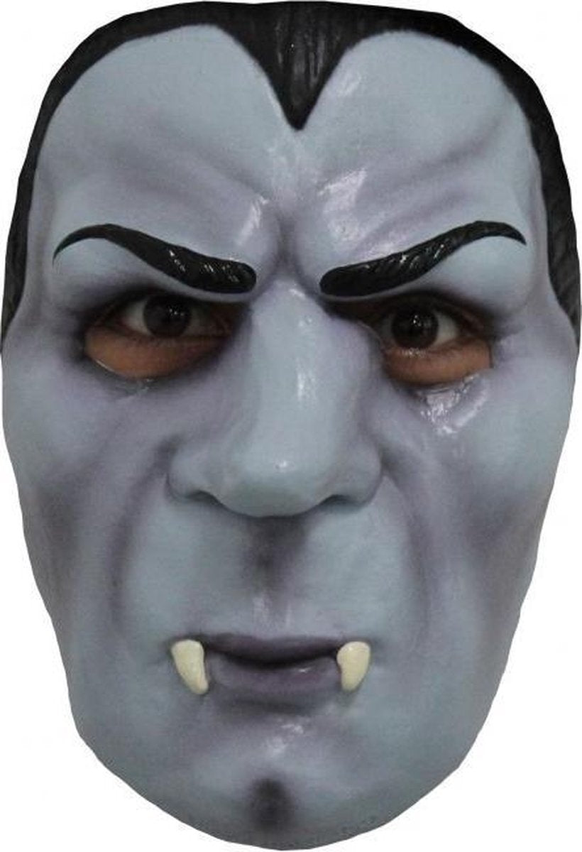 Halfmasker Latex Retro Dracula