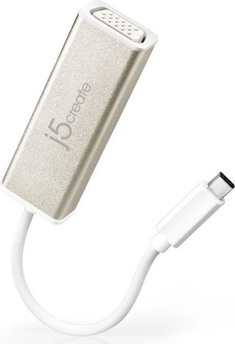 j5create JCA111 USB grafische adapter convertor 1920 x 1080 Pixels Aluminium