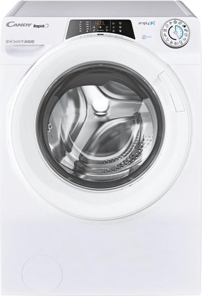 Candy Wasmachine | Model RapidÓ RO 14104DWME/1-S | Voorbelading | 10 kg | 1400 RPM | Wit | Simpy-Fi