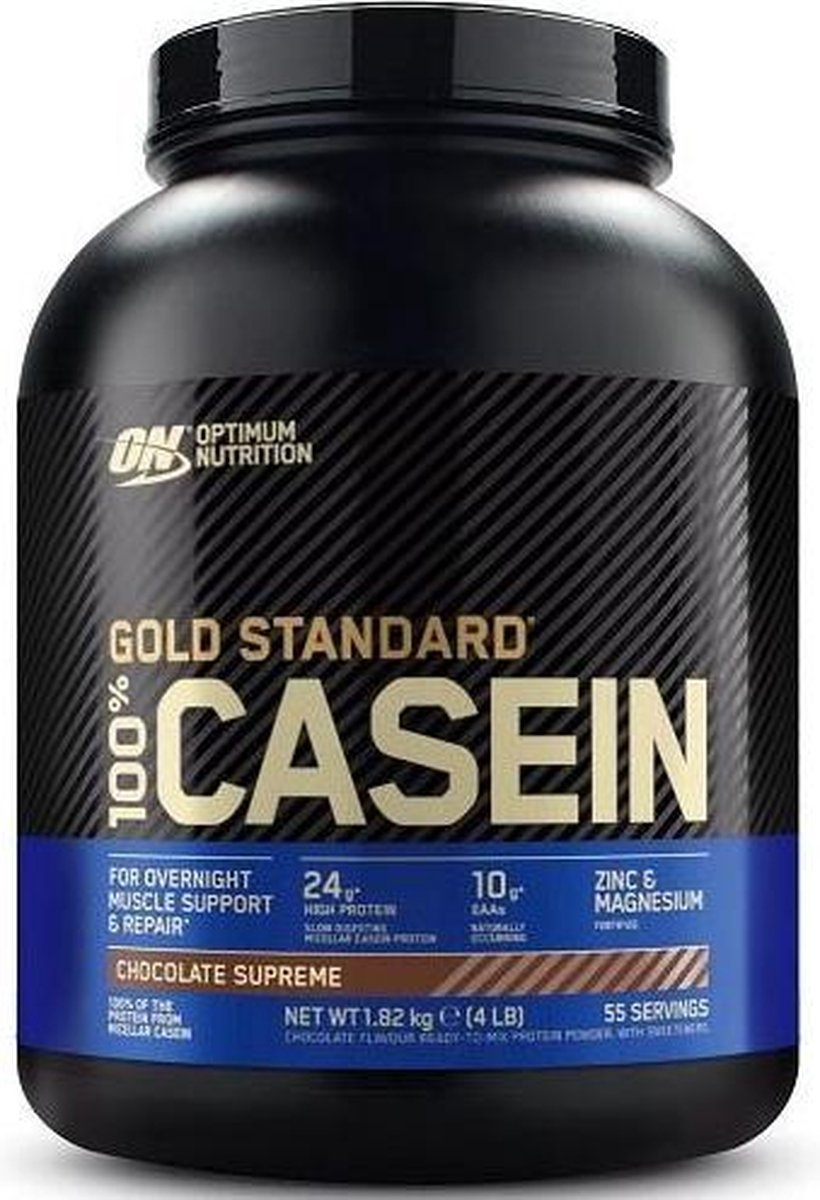 100% Casein Gold Standard 1820gr Chocolade