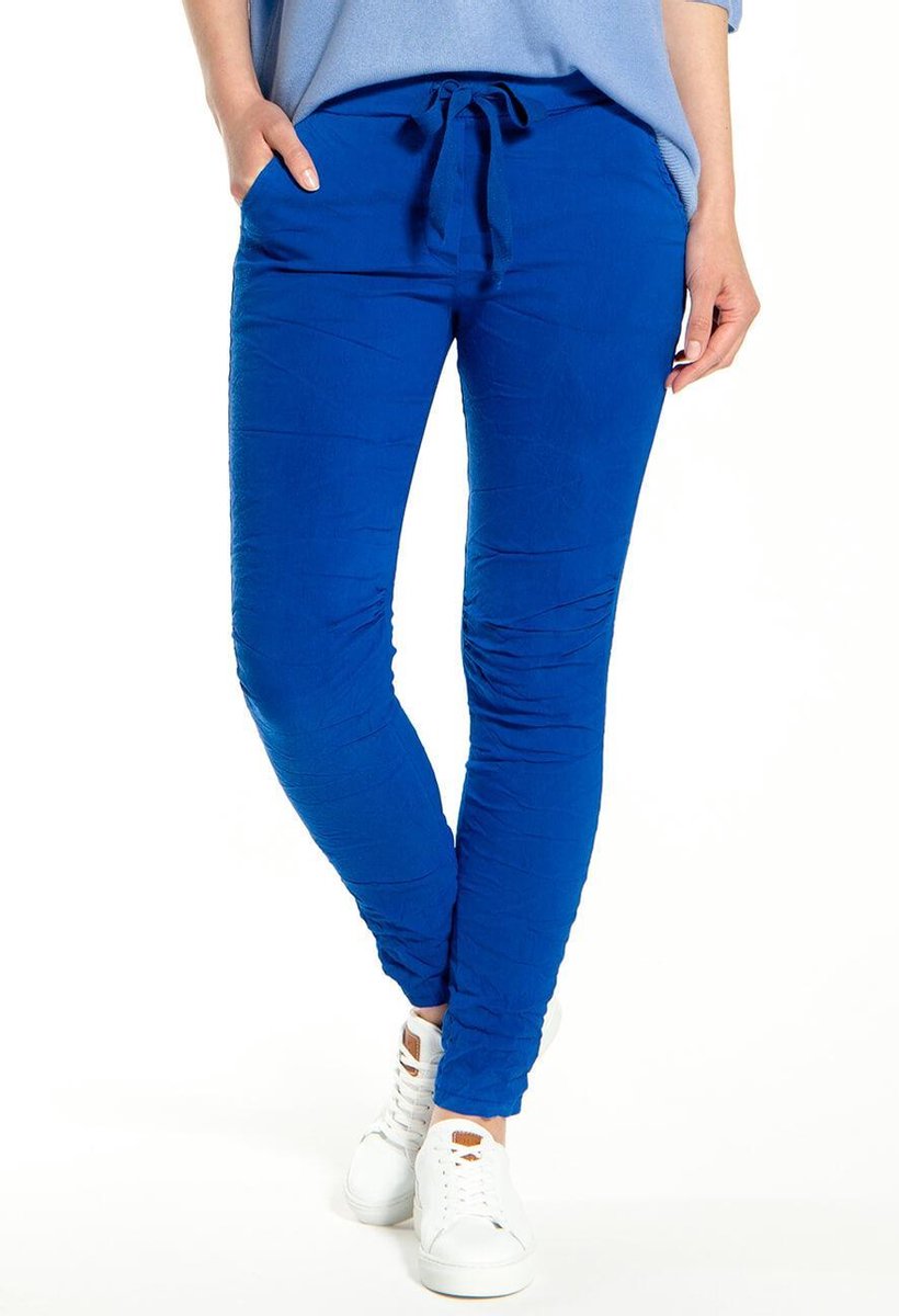 Blauwe Broek/Pantalon van Je m'appelle - Dames - Maat M - 3 maten beschikbaar