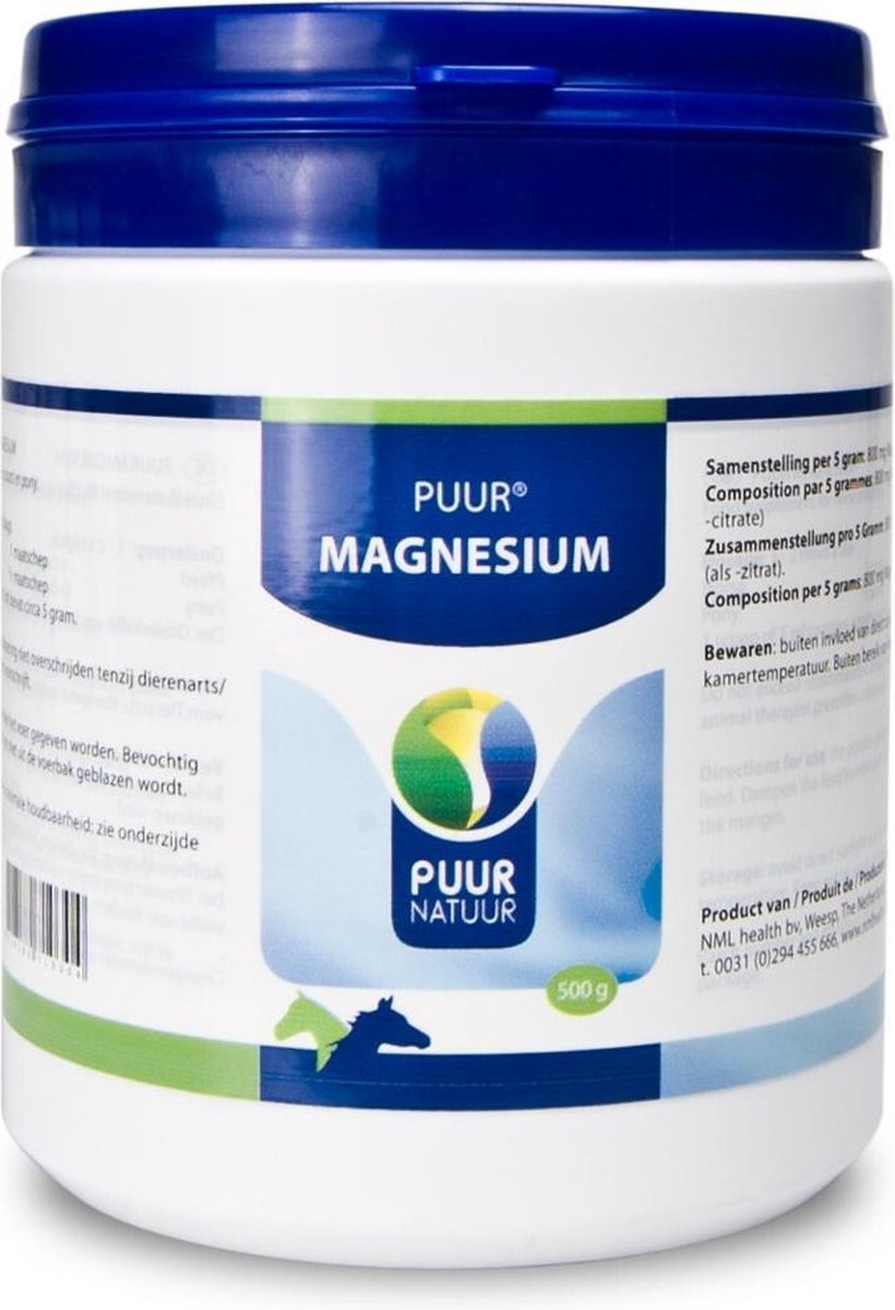 150 gr Puur magnesium  hond & kat