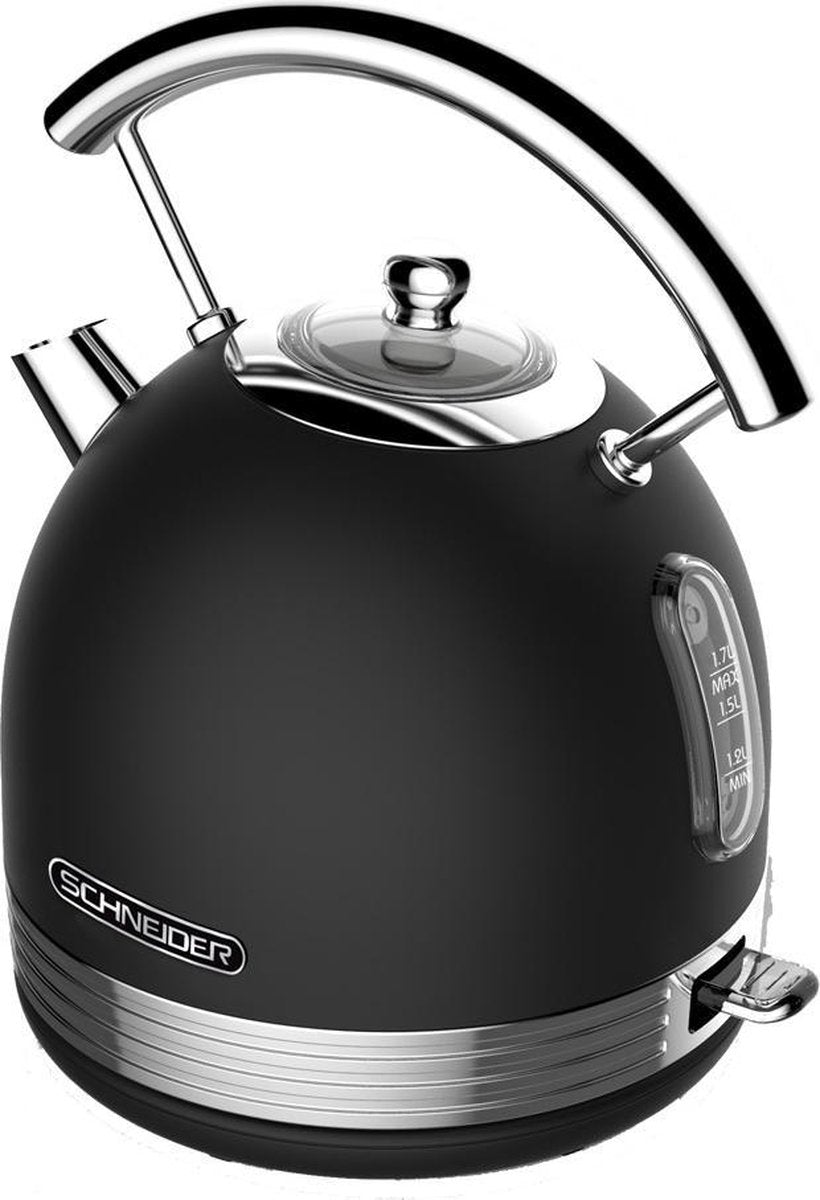 Schneider SL W2 B Retro Waterkoker Mat Zwart