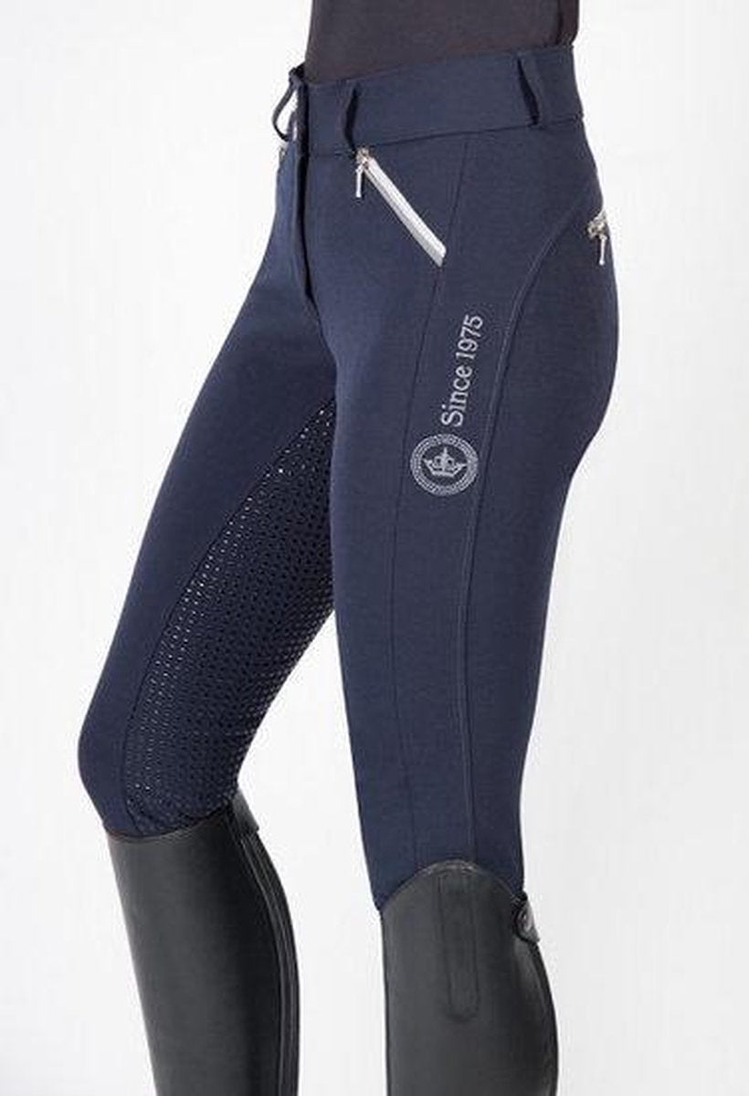 PFIFF rijbroek voor dames Kelsey 40 blauw-grijs