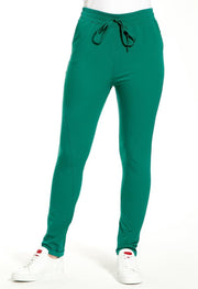 Groene Broek/Pantalon van Je m'appelle - Dames - Travelstof - Maat M - 6 maten beschikbaar