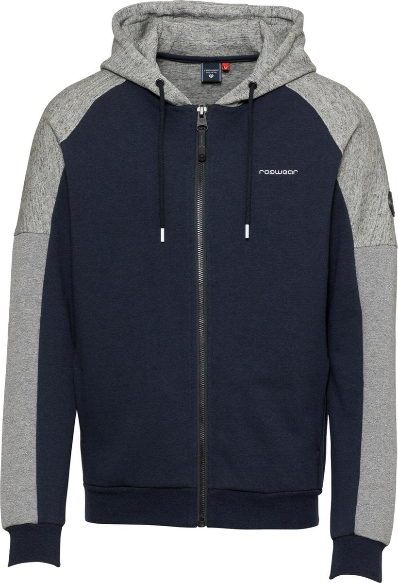 Ragwear sweatvest deret Wit-S
