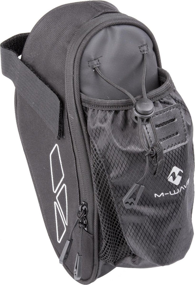 M-wave Zadeltas Amsterdam Bottle 1 Liter Zwart