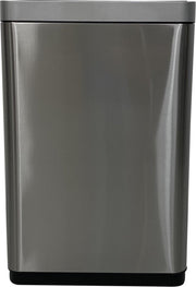4cookz® Iowa Duo sensor afvalscheidingsprullenbak 2x 22 L - mat RVS