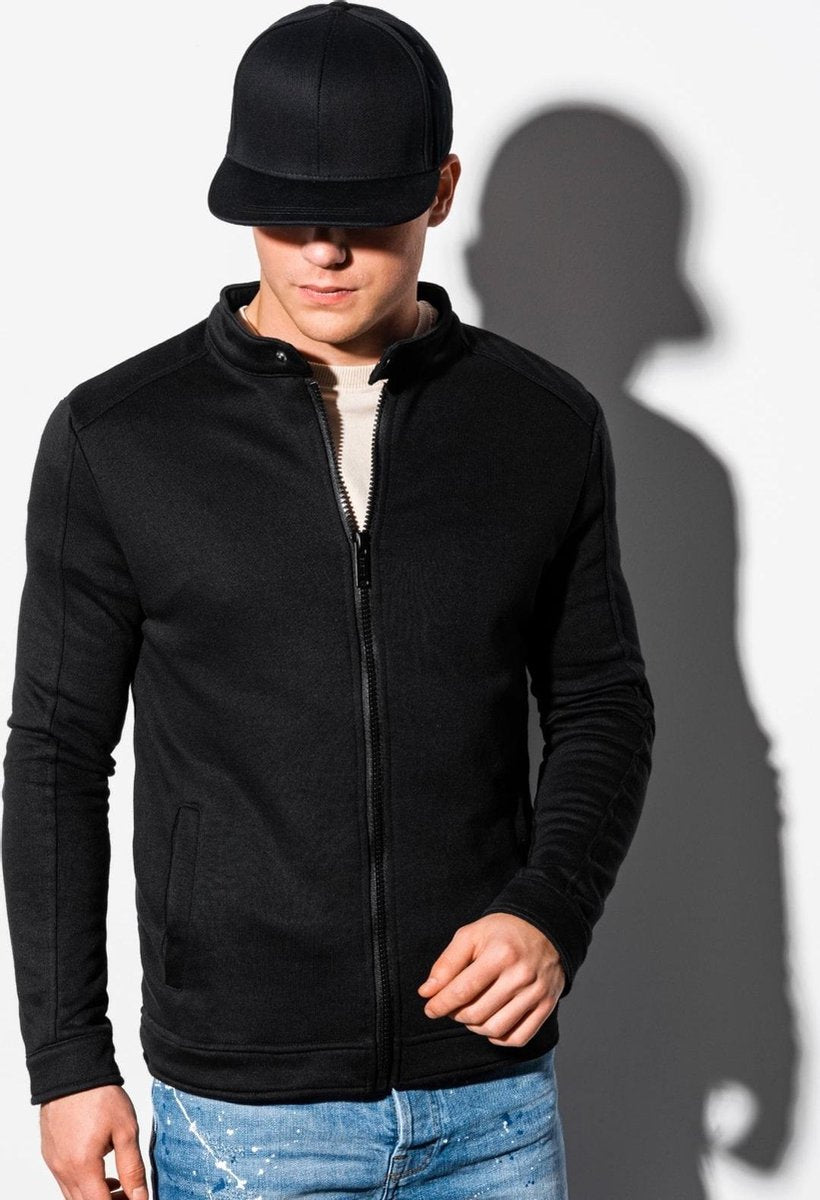 Heren - Vest - Effen - B1071-5 - Zwart