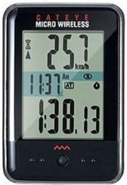 Cateye CC-MC200W Micro Wireless - Fietscomputer - Draadloos - Zwart / Zilver