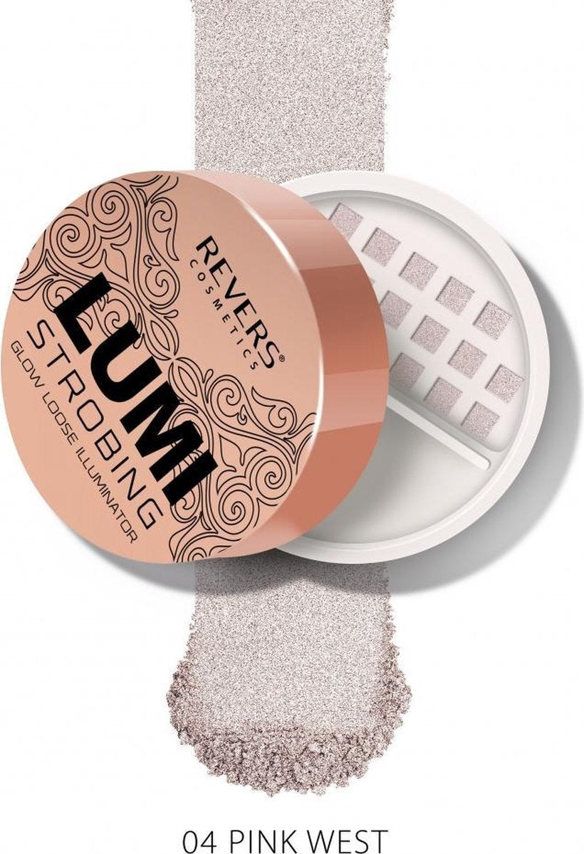 REVERS® Lumi Strobing Glow Loose Illuminator #04 Pink West