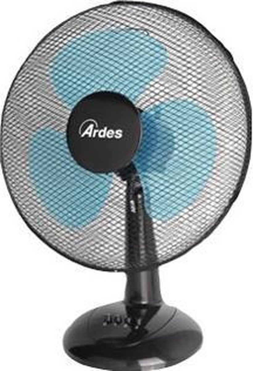 Ardes - Tafelventilator - Zwart/blauw