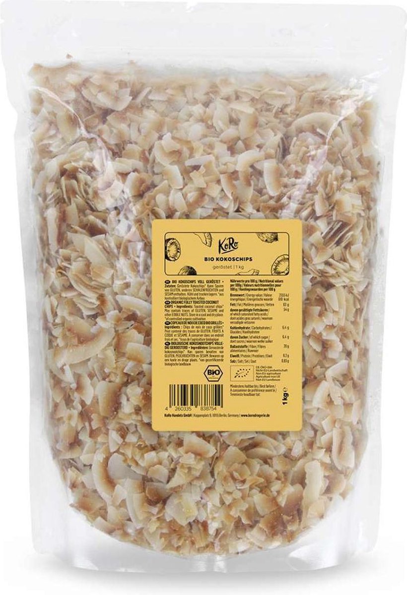 KoRo | Biologische kokoschips geroosterd 1 kg