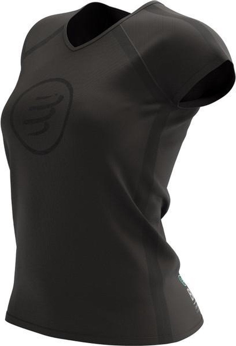 Compressport Training Shirt Dames - zwart - maat S