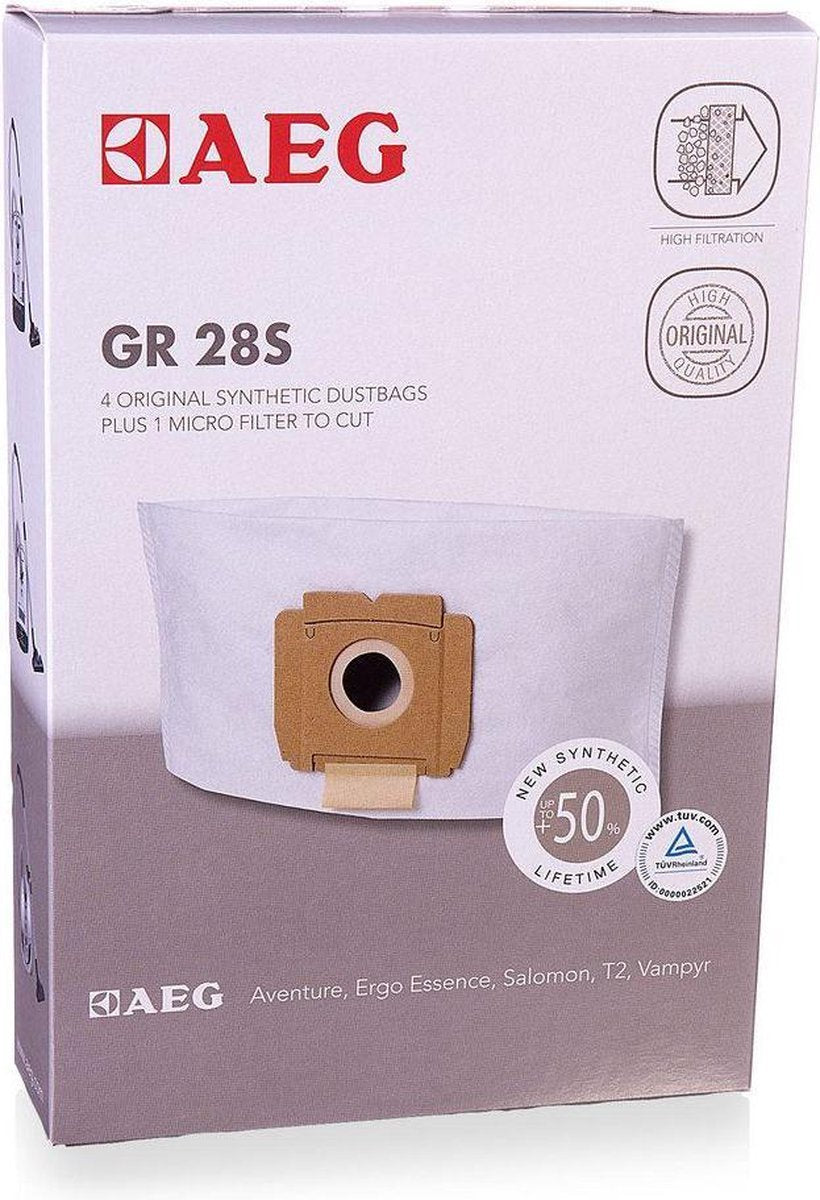 AEG GR28S - Stofzuigerzakken - 4 stuks
