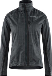 Klättermusen Outdoorjas Ansur Dames Katoen Koper/groen Mt M